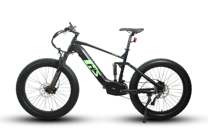 EUNORAU FAT HS Dual Battery All Terrain Full Suspension Fat Tyre Mountain E Bike 2023 Model E Bikes Australia PedL E Bikes E Scooters