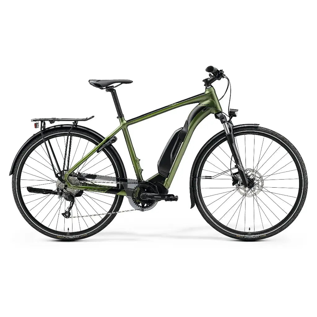 Merida eSpresso 300 SE EQ 504Wh Electric Bike Hybrid E-Bike Silk Fog Green