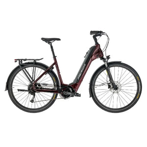 Merida eSpresso City 400 EQ 504Wh Electric Bike Hybrid E-Bike Burgundy Red/Black