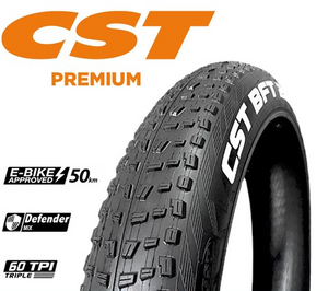 CST Tyre Big Boat - "20 x 4.0" - EBike 50km Approved Defender Mix 1.5mm