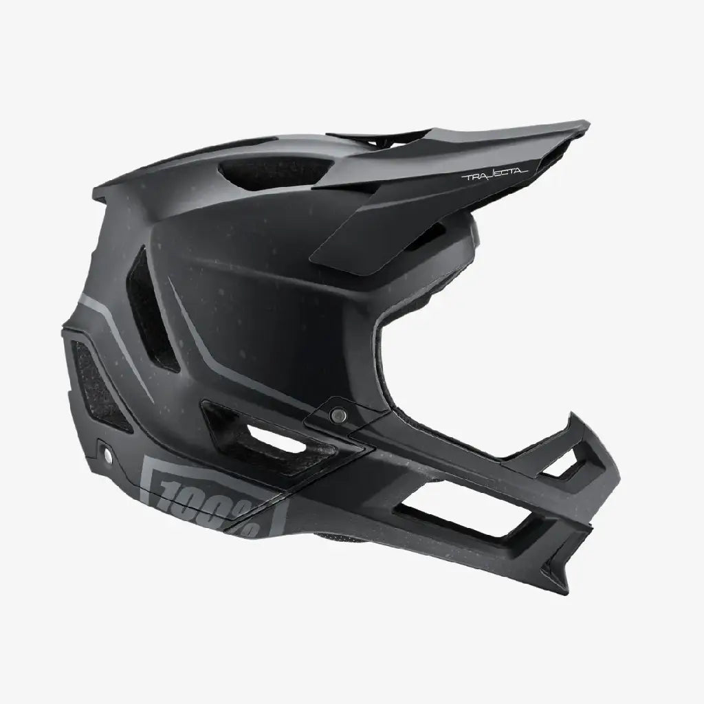 100% Trajecta Full Face Helmet Black