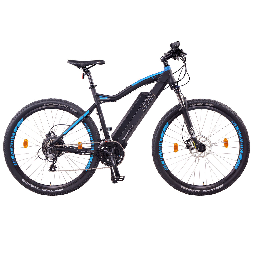 NCM Moscow PlusElectric Mountain Bike, 250W-500W, E-MTB, 48V 16Ah 768Wh Battery