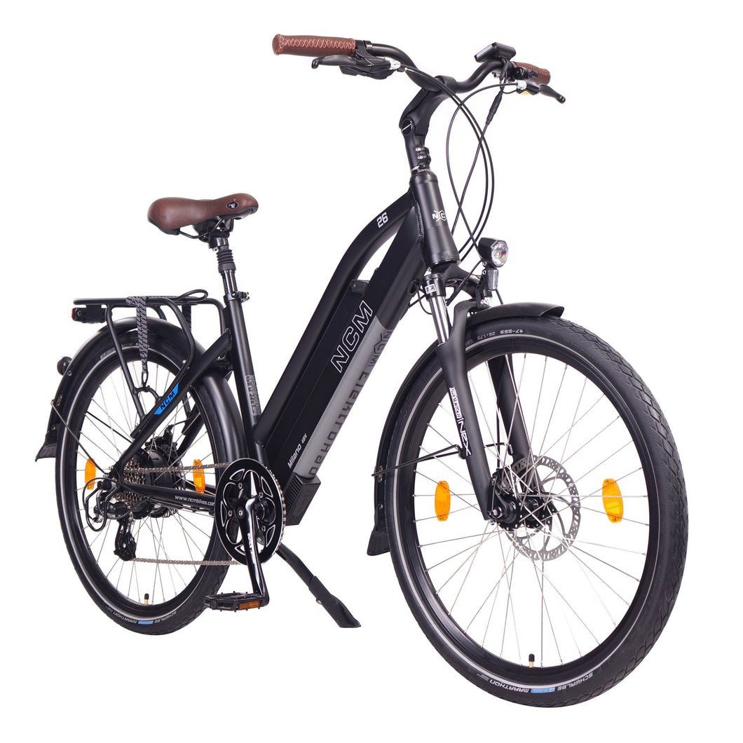 NCM Milano Plus Trekking E-Bike, 250W-500W City-Bike, 48V 16Ah 768Wh Long Range Battery